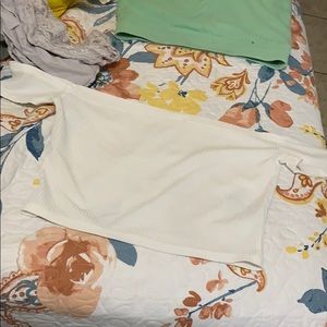 White off the shoulder